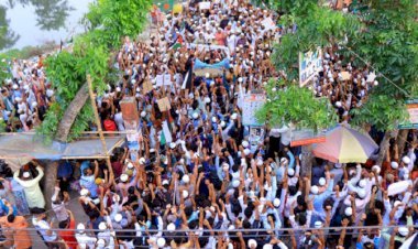 ফিলিস্তিনে গণহত্যার প্রতিবাদে বানিয়াচংয়ে বিক্ষোভ সমাবেশ
