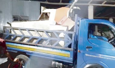 একুশ লাখের সরকারি ধান কাটার যন্ত্র ২ লাখ টাকায় ভাঙারি দোকানে বিক্রি