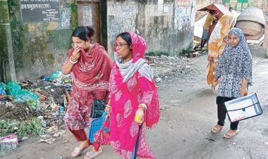 শ্যামলীতে ড্রেন নির্মাণের ধীরগতিতে জনদুর্ভোগ